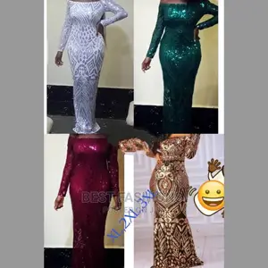 Classic Ladies Fitted Dinner Gown