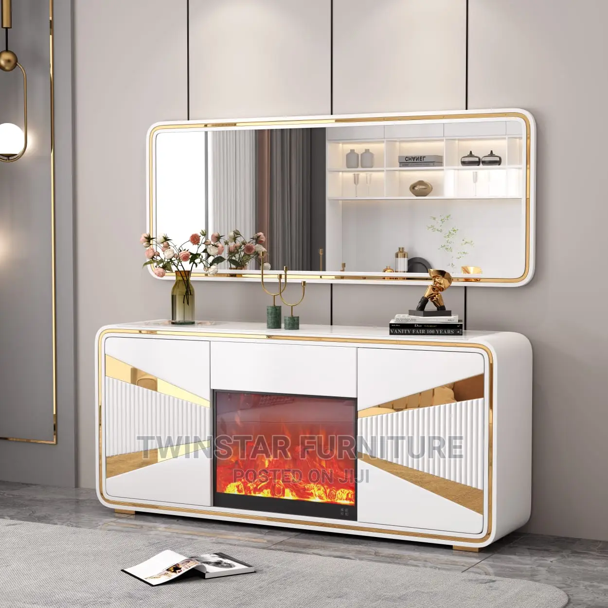 New Modern Royal Dinning Buffet / Mirror Console