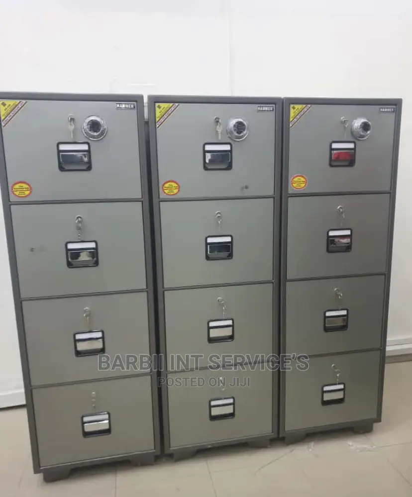 Four Drawer Fireproof Safes With Keys And Combination
