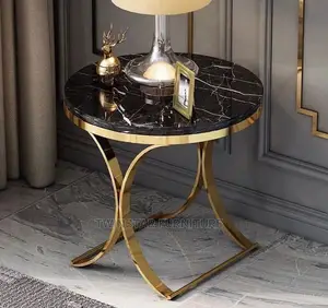 New Modern Luxury Marble Top Side Stools