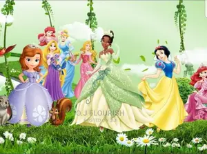 Beautiful 3D Wall Murals Characters