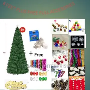 10ft Feet Christmas Tree + Accessories