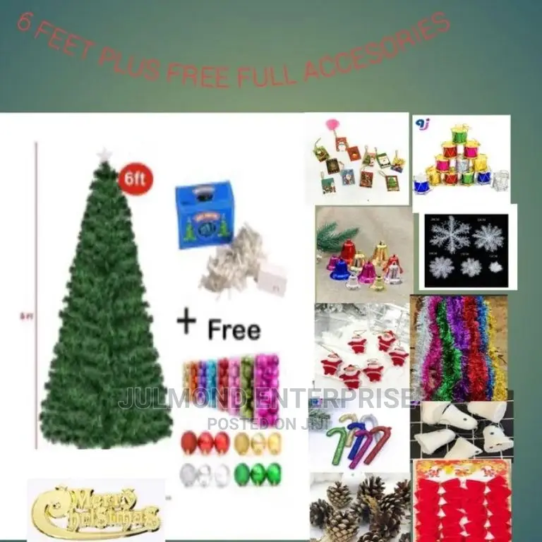 10ft Feet Christmas Tree + Accessories