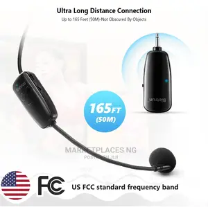 Bietrun UHF Wireless Headset Microphone