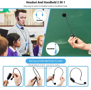 Bietrun UHF Wireless Headset Microphone