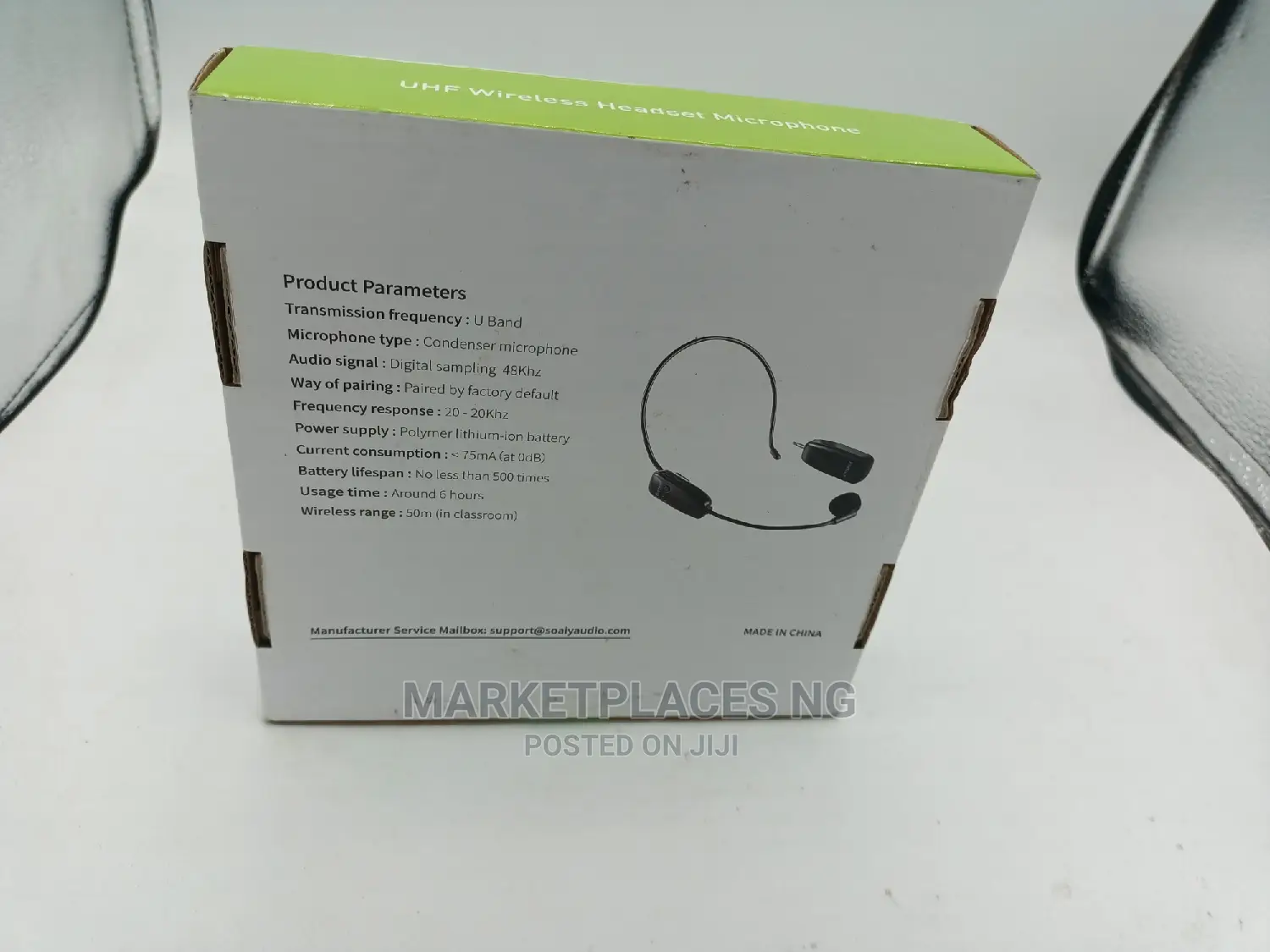 Bietrun UHF Wireless Headset Microphone