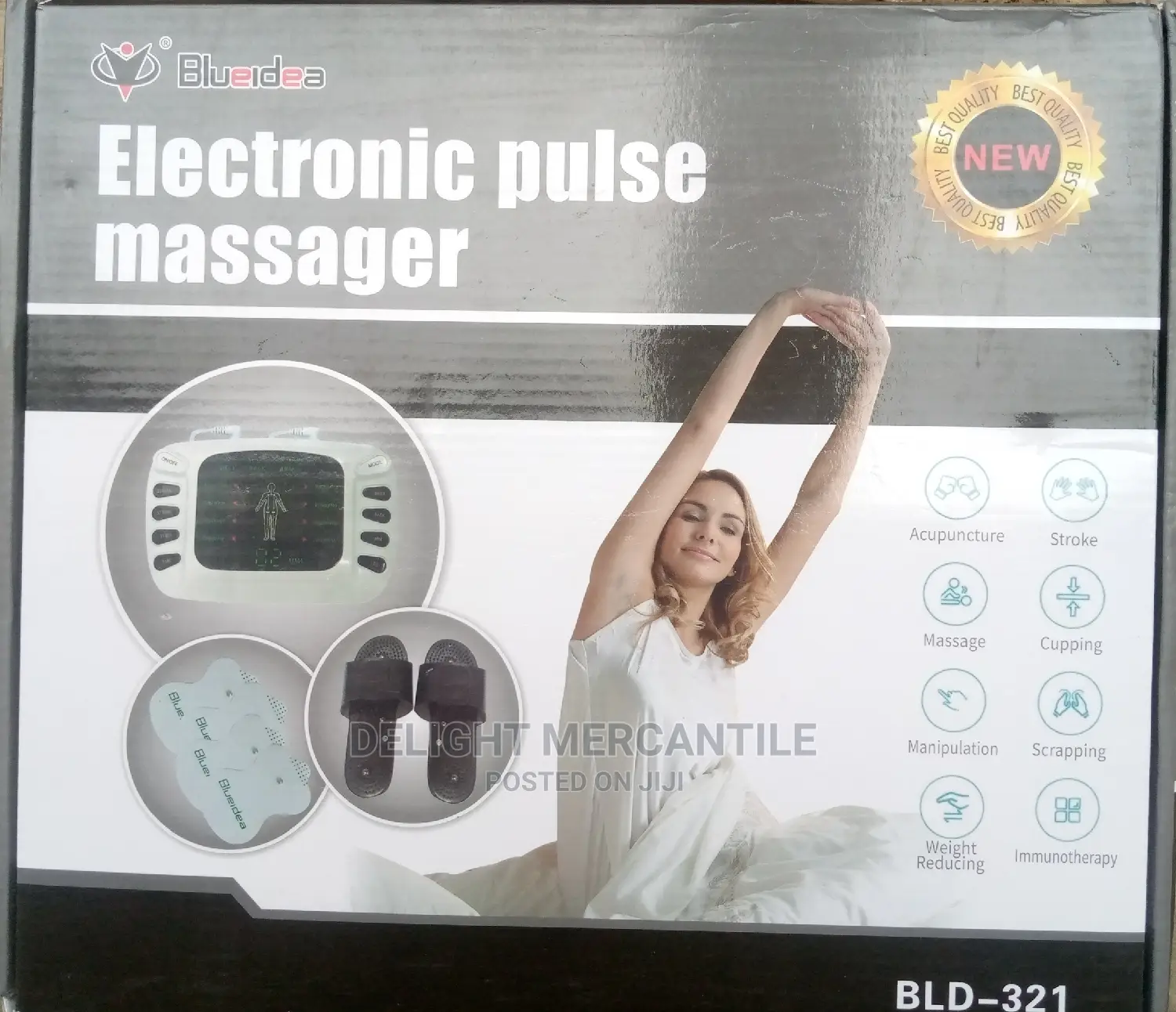 Blueidea Electronic Pulse Massager Stroke Therapy Machine