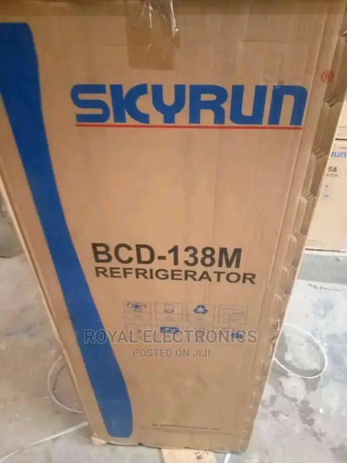 Powerful Skyrun(Bcd-138m)Double Door Refrigerator