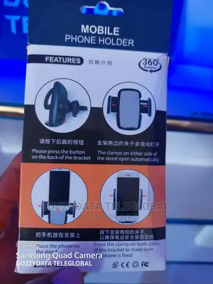 Adjustable Phone Stand With Clip Holder