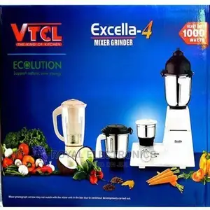 Brand New Vtcl Solitaire Excella Mixer Grinder - 1000w