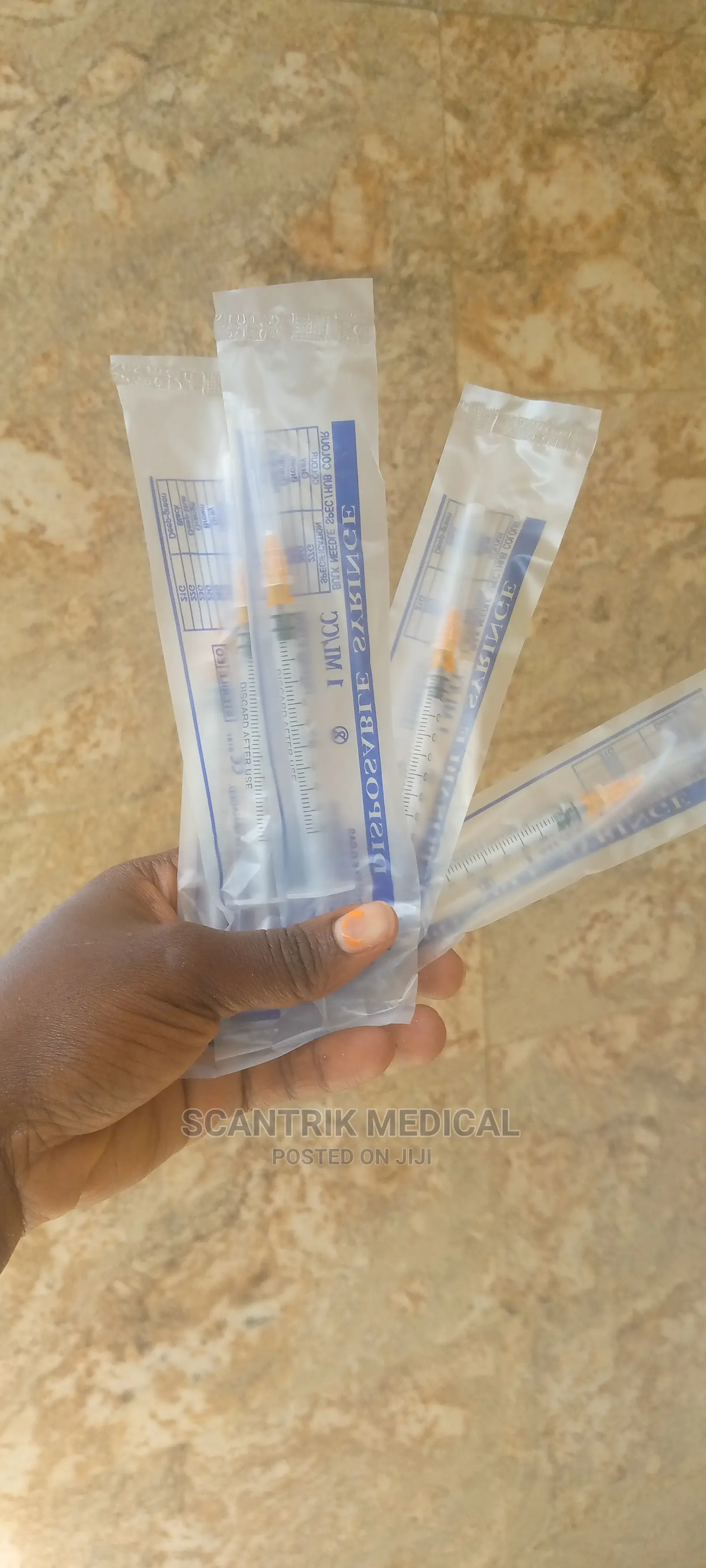 Disposable Syringe With Needle 1ml