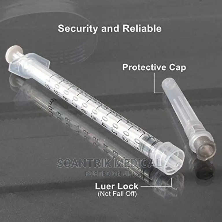 Medical Disposable 1ml Syringe With Needle
