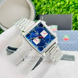 High Quality TAG HEUER Silver Chain Watch Available in Store