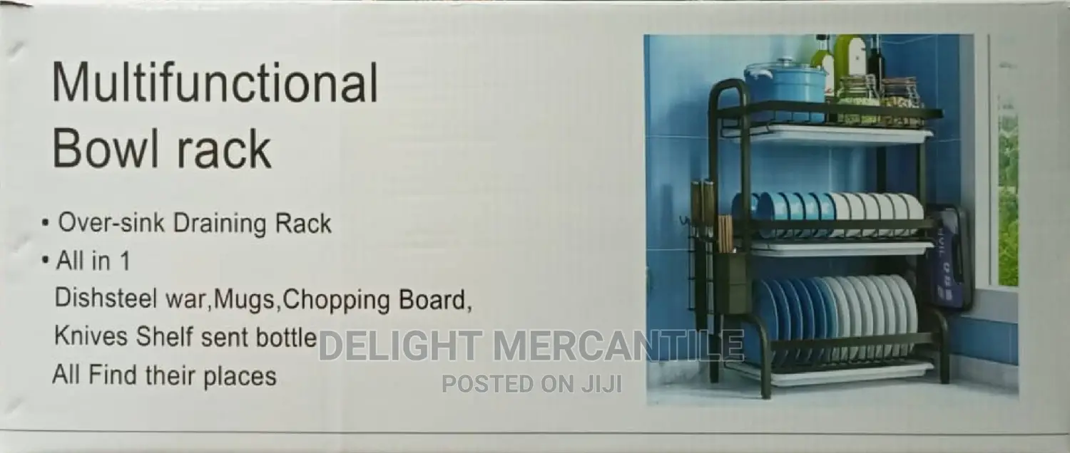 Multifunctional Dish Plate Rack 3 Layers
