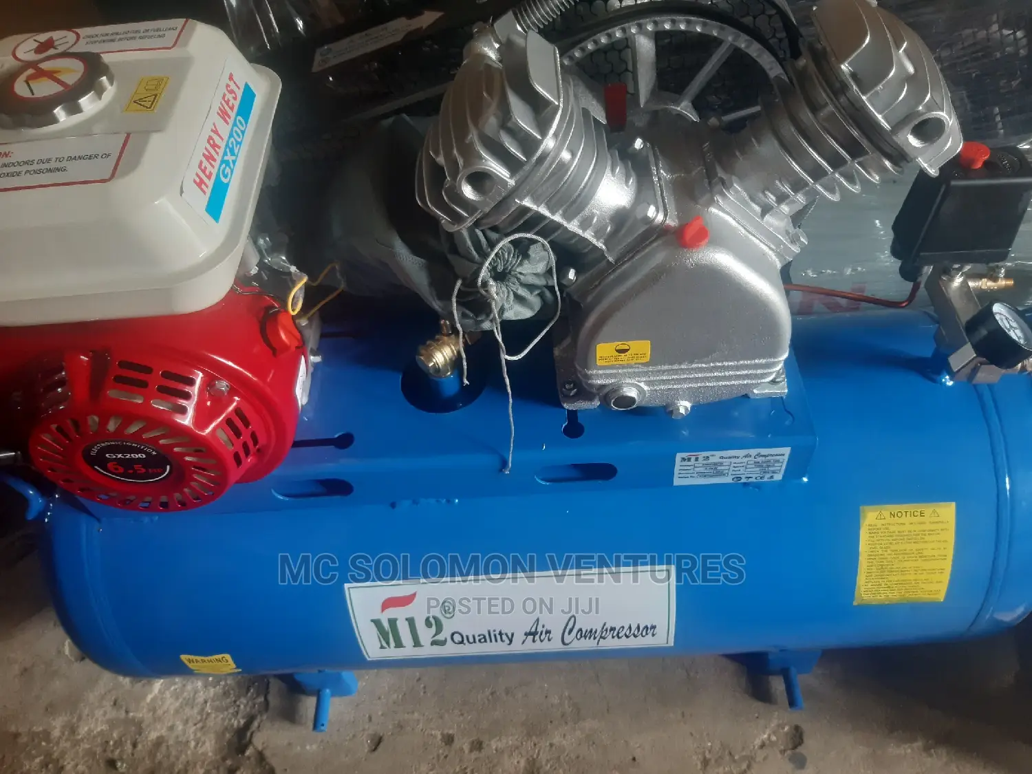 3hp Engine Drive Air Compressor 100littre Available