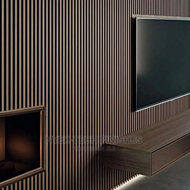 WPC Wall Fluted Panel Wood Plastic Composite Finish Fiber