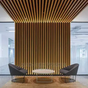 WPC Wall Fluted Panel Wood Plastic Composite Finish Fiber