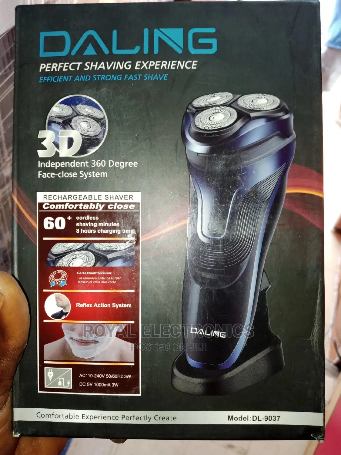 Rechargeable Daling(Dl-9037) Perfect Shaving Clipper