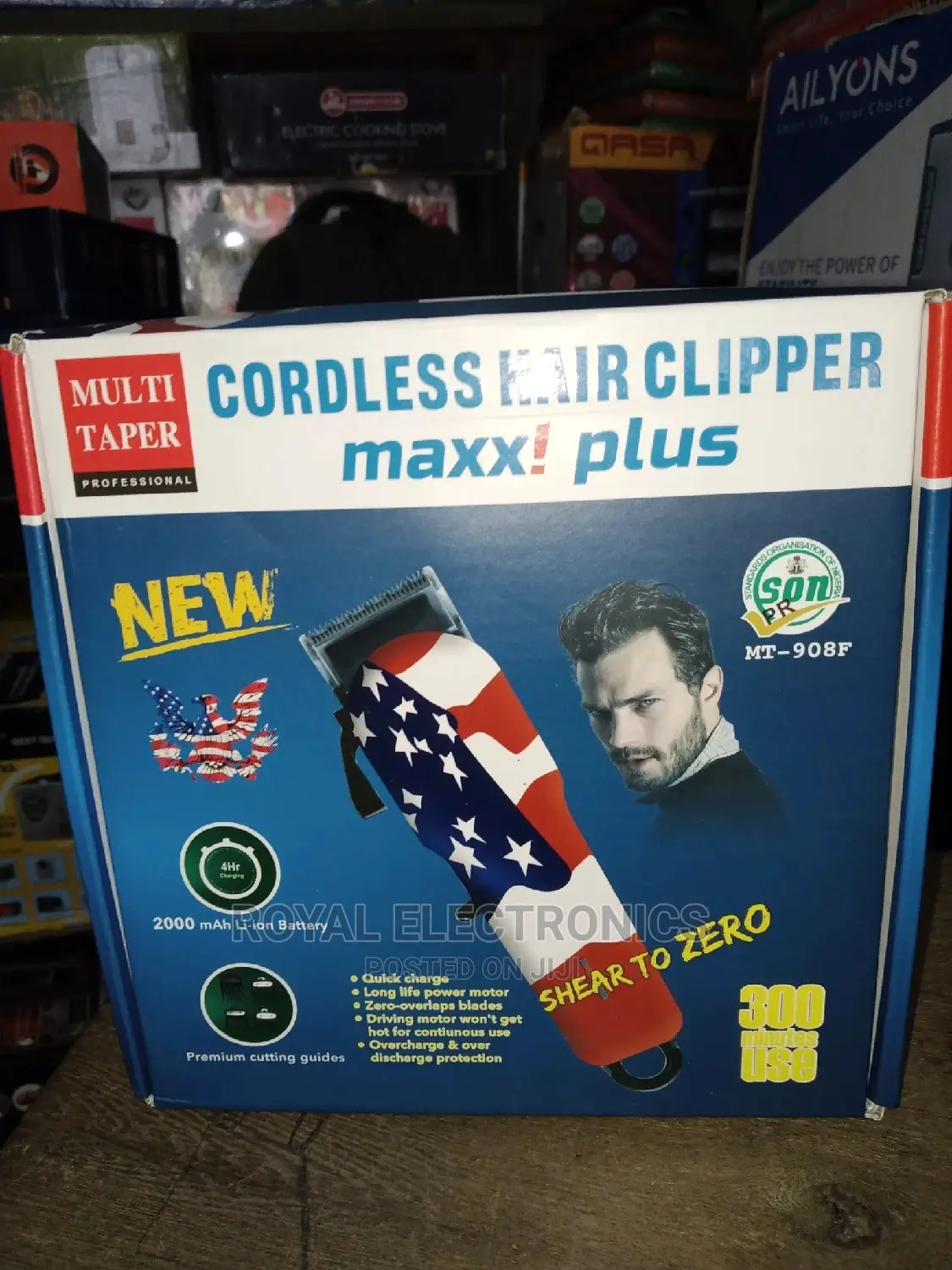 Generic Multi Taper(Mt-908f) Rechargeable Clipper
