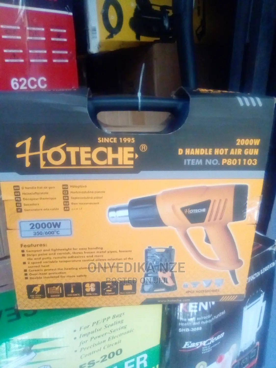 2000w D Handle Hot Air Gun
