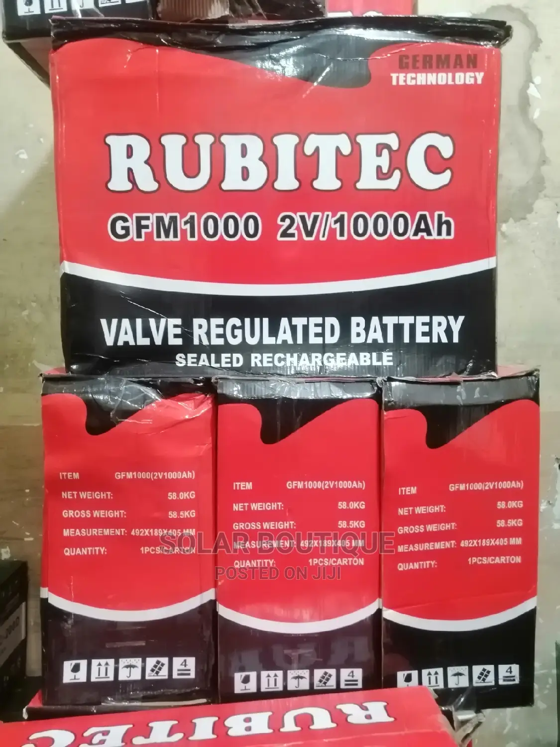 1000ah 2v Solar Battery