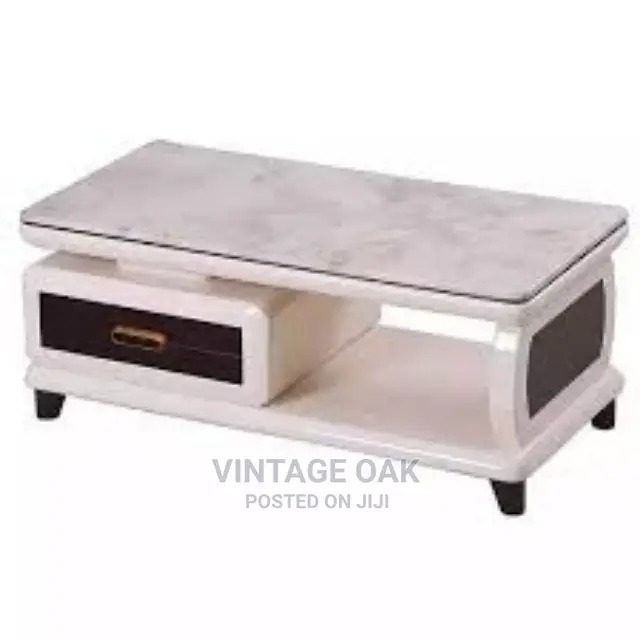 Luxury Coffee Table With Storage Cabinets.