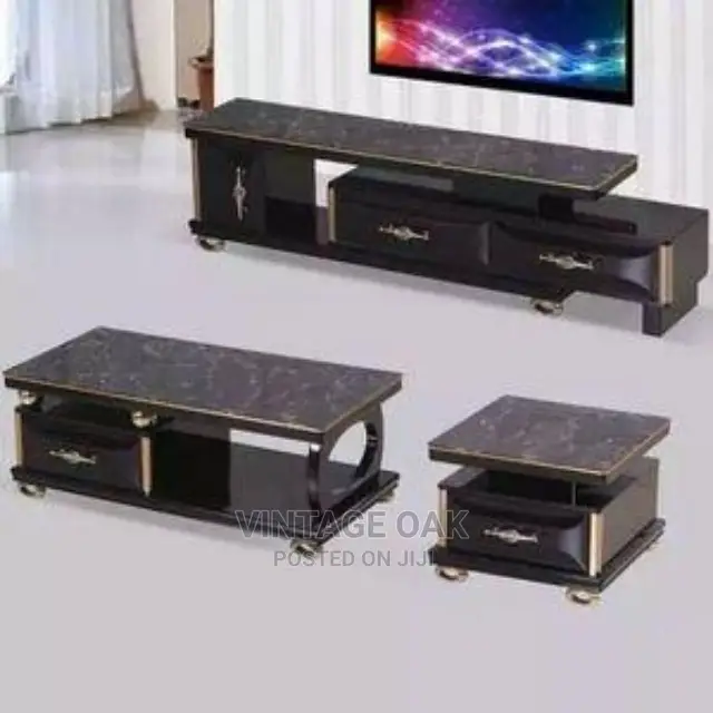 Centre Table, Tv Stand, and Side Stool.