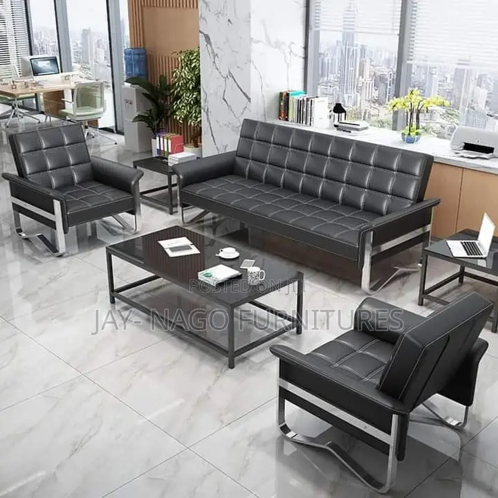 Executive Quality Standard Pure Leather Sofa Chair