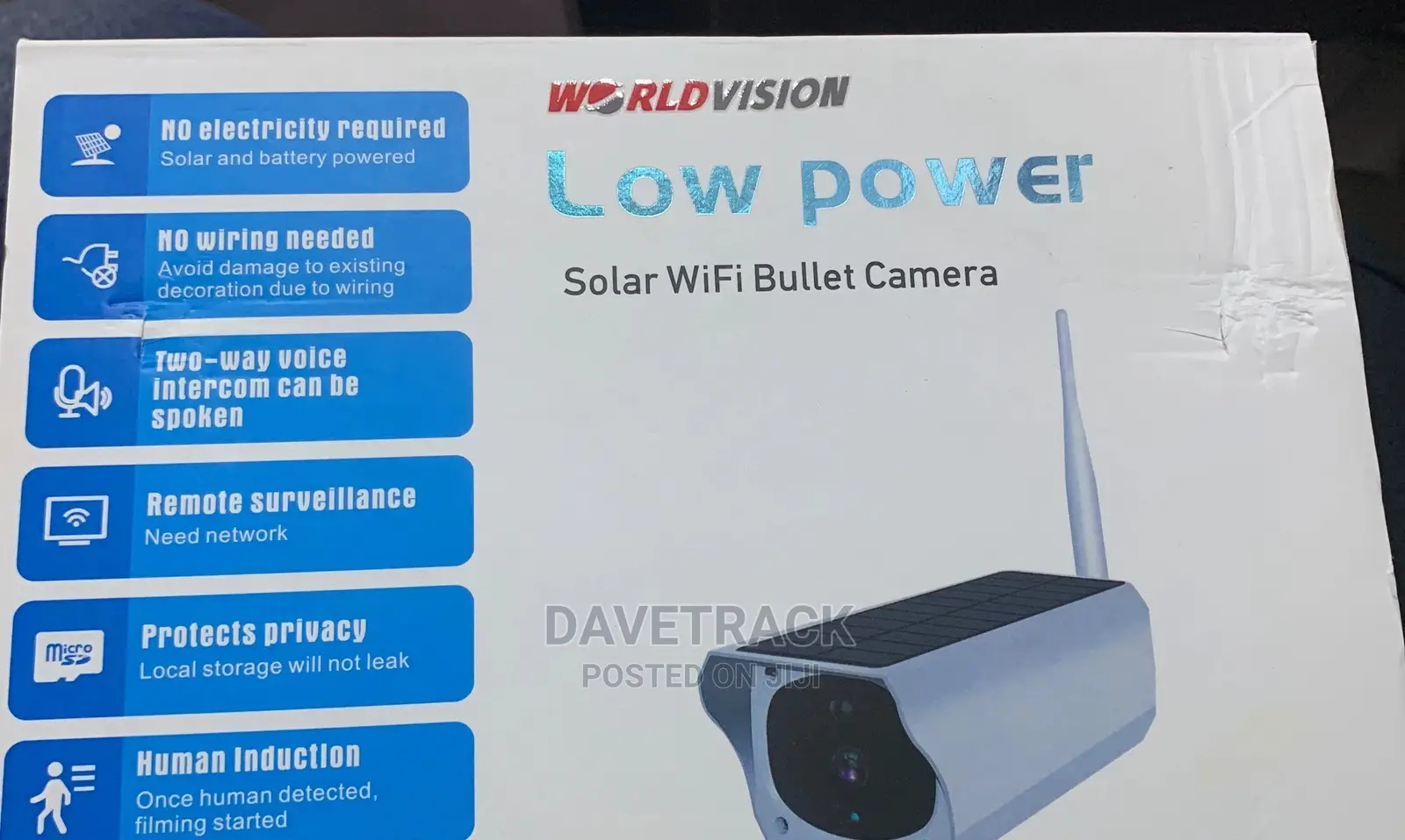 Shop Low Power Solar Wifi Bullet Camera