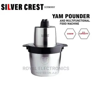 Heavy Duty Silvercrest(8l-350w)Yam Pounder/Food Processor