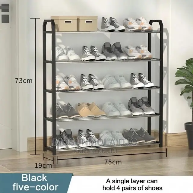 Safe Workload Sign Racking 5 Layers Simple Shoe Rack Storage - Mosunmola Ojo Price: ₦ 10,000 on ...