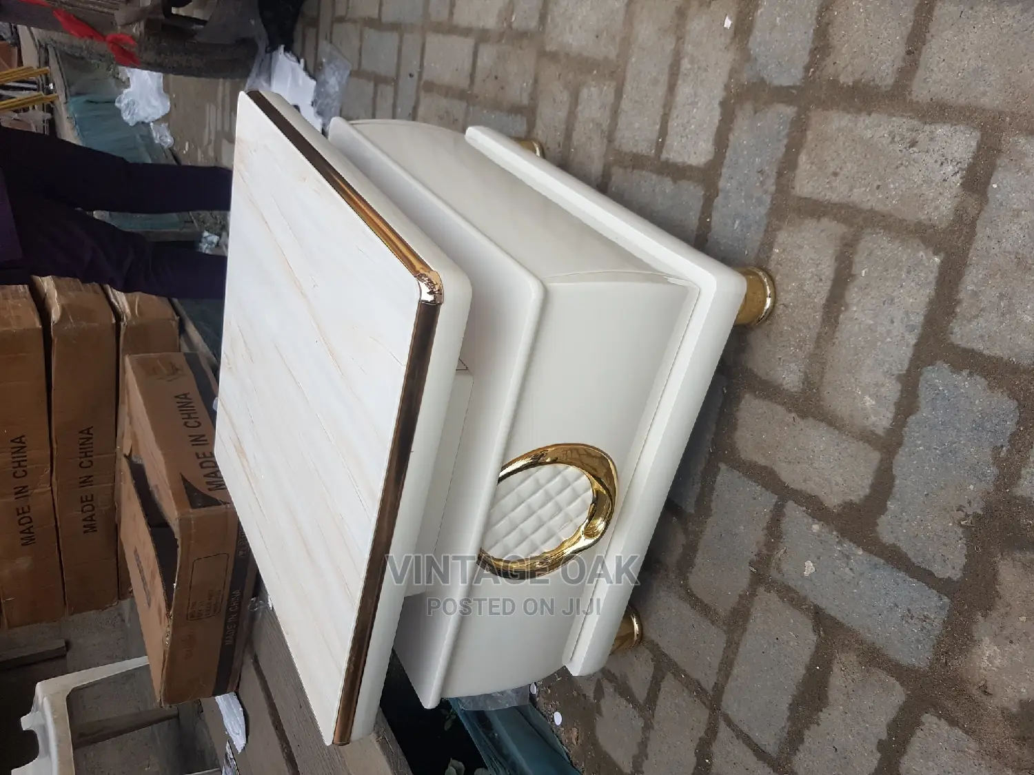 Classic Mini Centre Table With Storage Cabinets.
