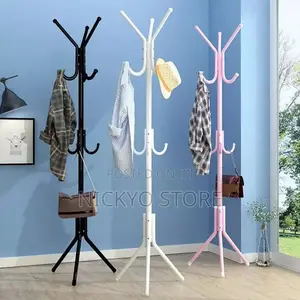Coat Stand Clothes Hat Jacket Umbrella Floor Standing Rack