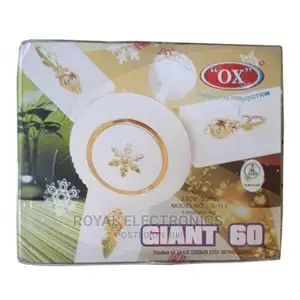 Brand New Ox 60 Inch Ceiling Fan - White