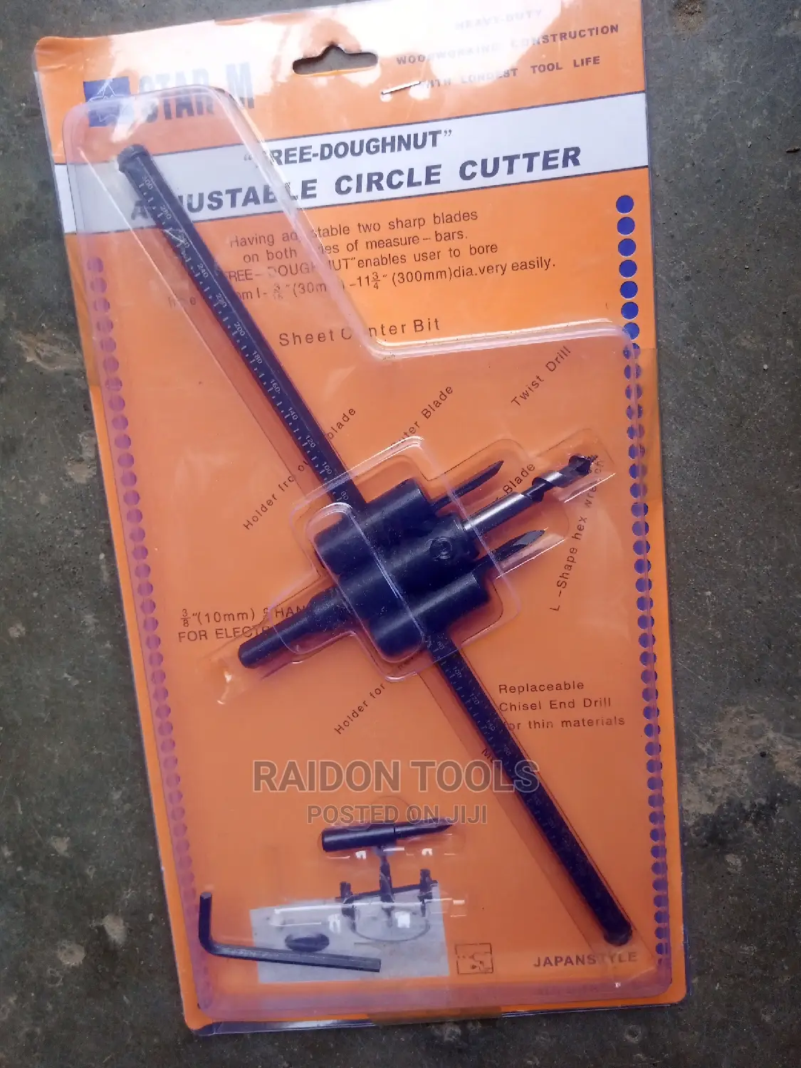 Adjustable Circle Cutter 300mm