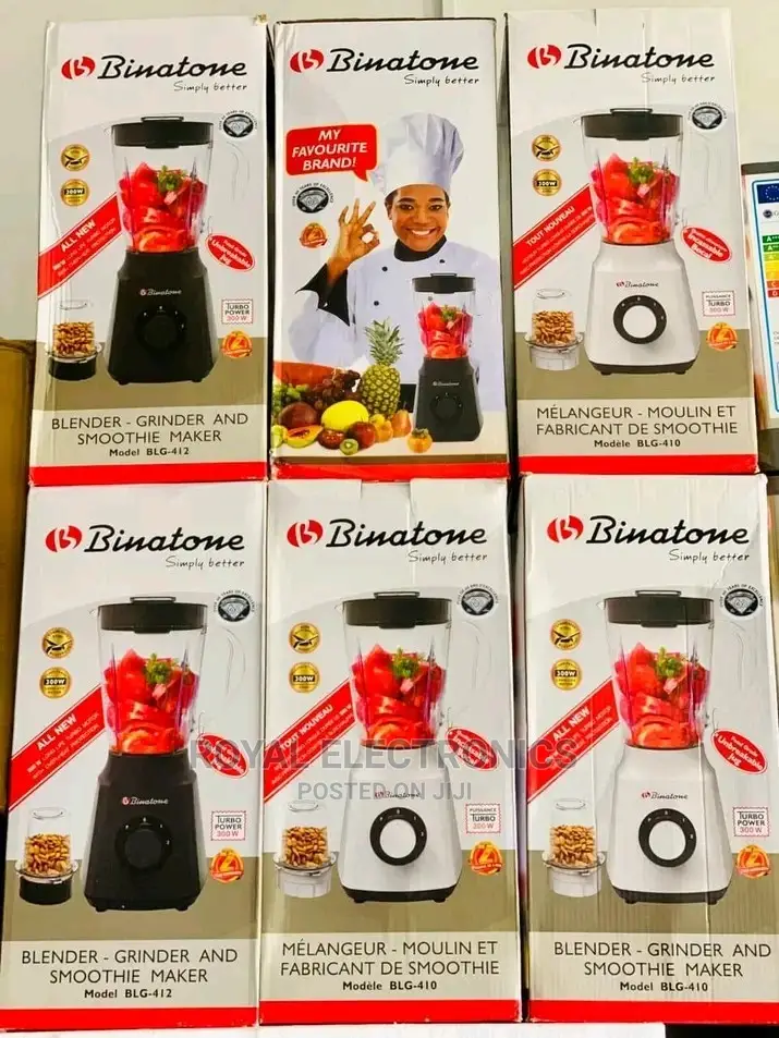New Latest Binatone Blender With Grinder 300w-Blg-412