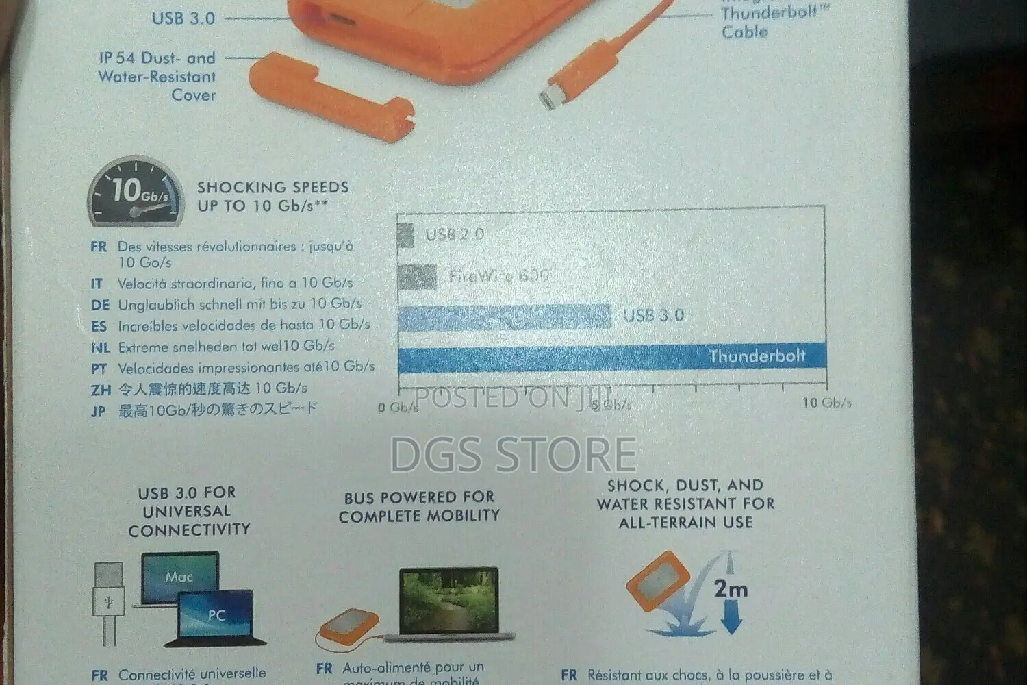 Lacie Rugged Thunderbolt 1TB Hard Drive