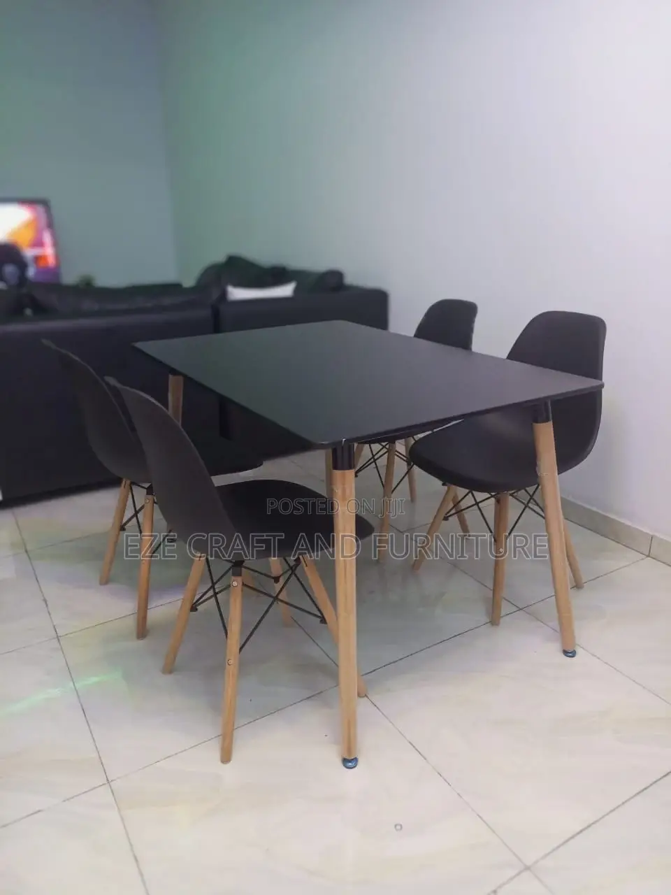 Restaurant Table and Four Chairs