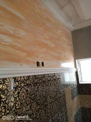 Wall Designed, Stucco Paint Design, Marble Design Paint