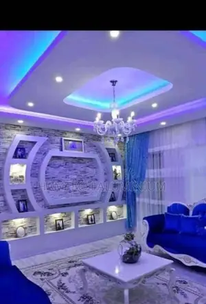 P.O.P Tv Console An Ceiling