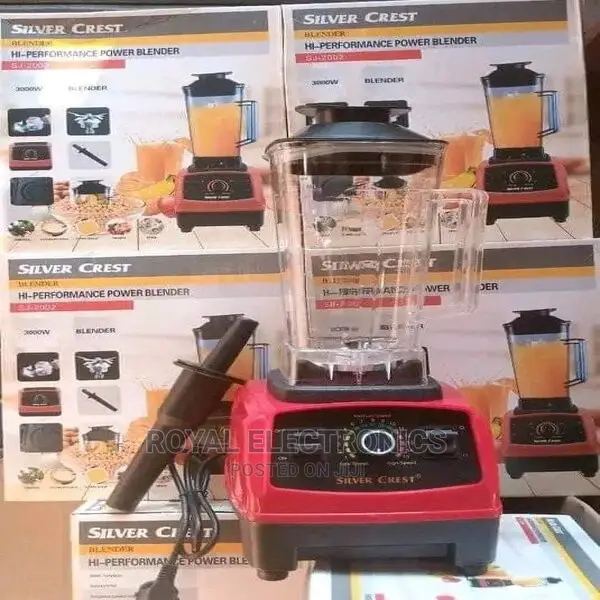 Silvercrest Food Processor Commercial Blender 6500w-Js-2002