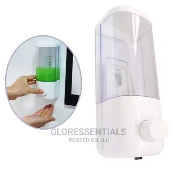 Wall-Mounted Liquid Soap and Hand Sanitizer Dispenser