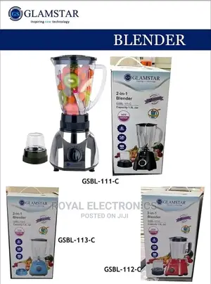 Brand New Glamstar(Qsbl-111-C) 2 in 1 Blender 1.5L Jar