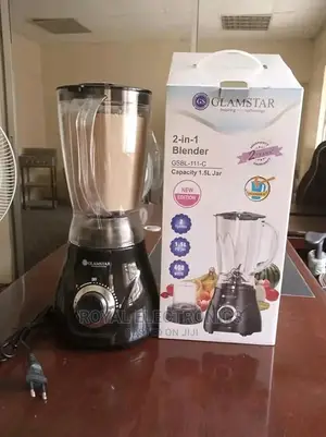 Just Released Glamstar(Qsbl-111-C) 2 in 1 Blender 1.5L Jar