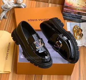 Men Leather Shoes- Black