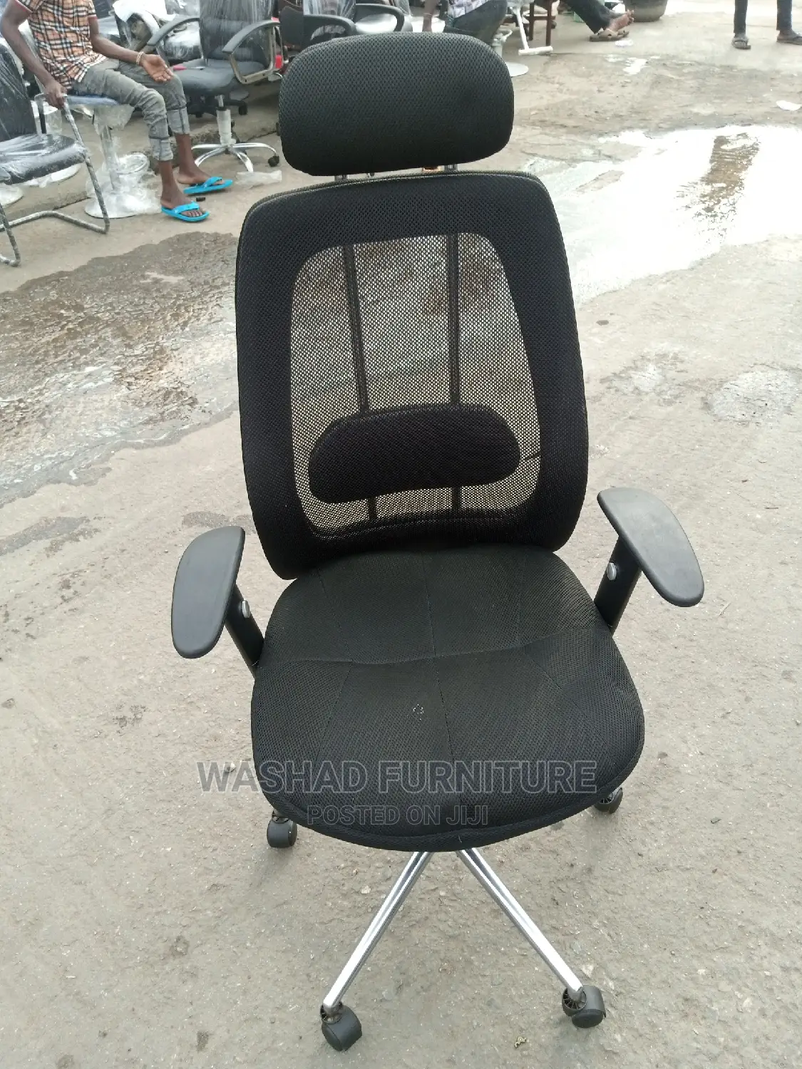 Head Rest Swivel Net Office Chair
