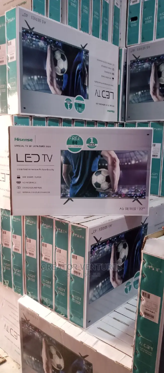 32" Hisence LED TV Tiny Frame,Digital Pictures,WIDE SCREEN.