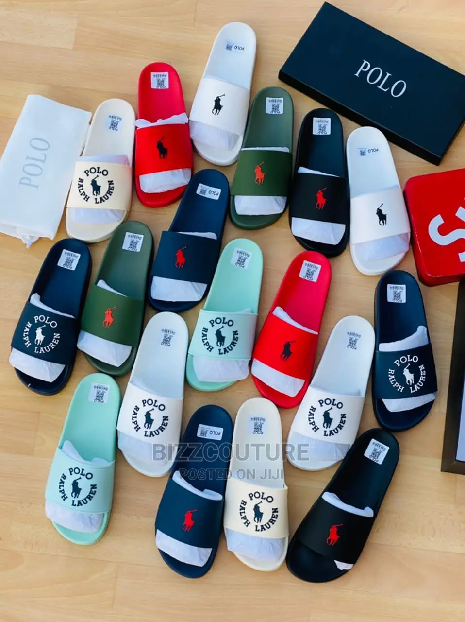 High Quality RALPH LAUREN Slides Available in Store