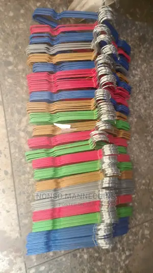 Different Colors of Coated Clothes Hangers