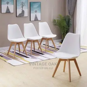 Classic New Modern Dining Chair, Padded Seats.